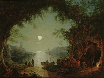 A Moonlit Cove by Sebastian Pether